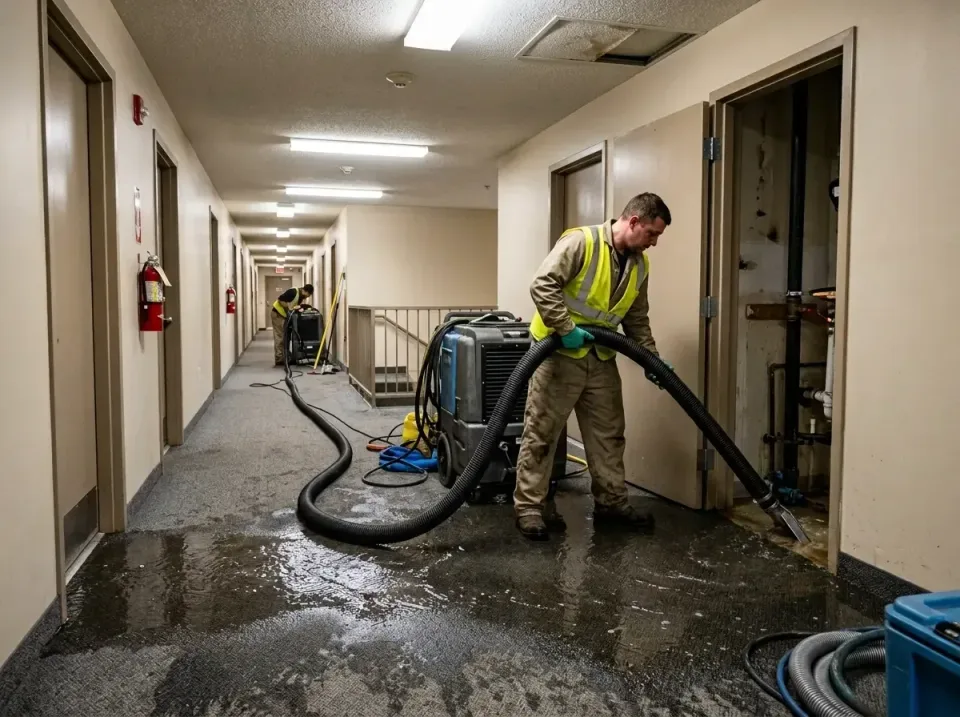 multi-unit-apartment-hallway-f-005 — frequently asked questions, Emergency Burst Pipe Water Extraction & Removal in Loudoun…